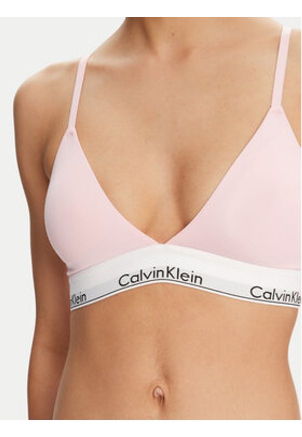 Calvin Klein Underwear Biustonosz braletka 000QF5650E Różowy. Kolor: różowy. Materiał: bawełna