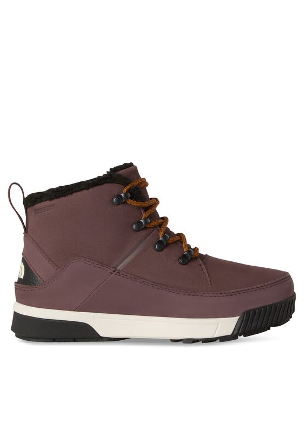 The North Face Trzewiki Sierra Mid Lace W NF0A4T3XC9R1 Brązowy. Kolor: brązowy. Materiał: nubuk, skóra