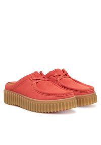 Clarks Klapki Torhill Mule 26181194 Koralowy. Kolor: pomarańczowy. Materiał: skóra #4