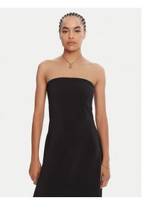 JACQUEMUS Sukienka wieczorowa 25E251DR227-1621 990 Czarny Regular Fit. Kolor: czarny. Materiał: wiskoza. Styl: wizytowy #2