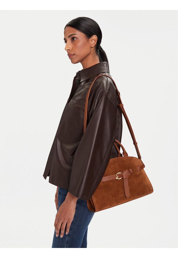 Coccinelle Torebka TLB Coccinellesabine Suede Bi E1 TLB 18 02 01 Brązowy. Kolor: brązowy. Materiał: zamszowe, skórzane