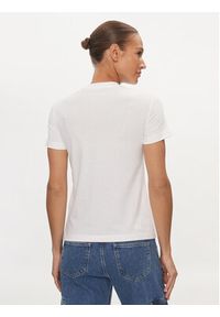 Calvin Klein Jeans T-Shirt Institutional J20J223222 Biały Regular Fit. Kolor: biały. Materiał: bawełna