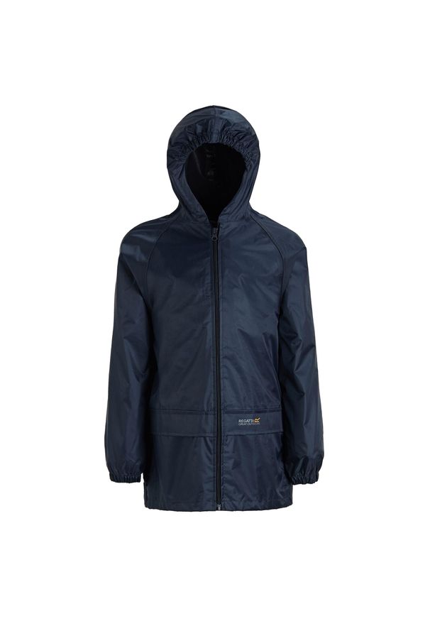 Regatta - Dziecięca Kurtka Przeciwdeszczowa Stormbreak. Kolor: niebieski. Styl: sportowy. Sport: turystyka piesza
