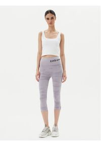 EA7 Emporio Armani Legginsy 7W000518 AF13714 UA092 Fioletowy Slim Fit. Kolor: fioletowy. Materiał: syntetyk