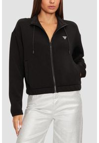 Guess - GUESS Czarna damska bluza Cecilia. Kolor: czarny