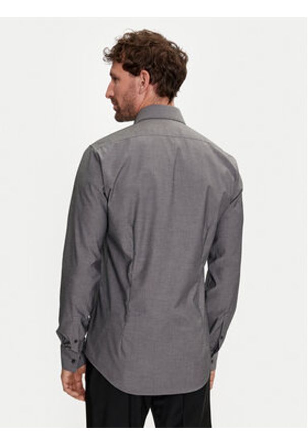 Calvin Klein Koszula K10K113165 Szary Slim Fit. Kolor: szary. Materiał: bawełna