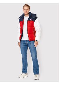 Tommy Jeans Kurtka puchowa Color Block Alaska DM0DM14460 Kolorowy Regular Fit. Materiał: syntetyk, puch. Wzór: kolorowy