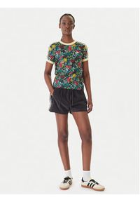 Adidas - adidas Szorty sportowe Terry Towel Firebird KD1398 Czarny Loose Fit. Kolor: czarny. Materiał: bawełna #4