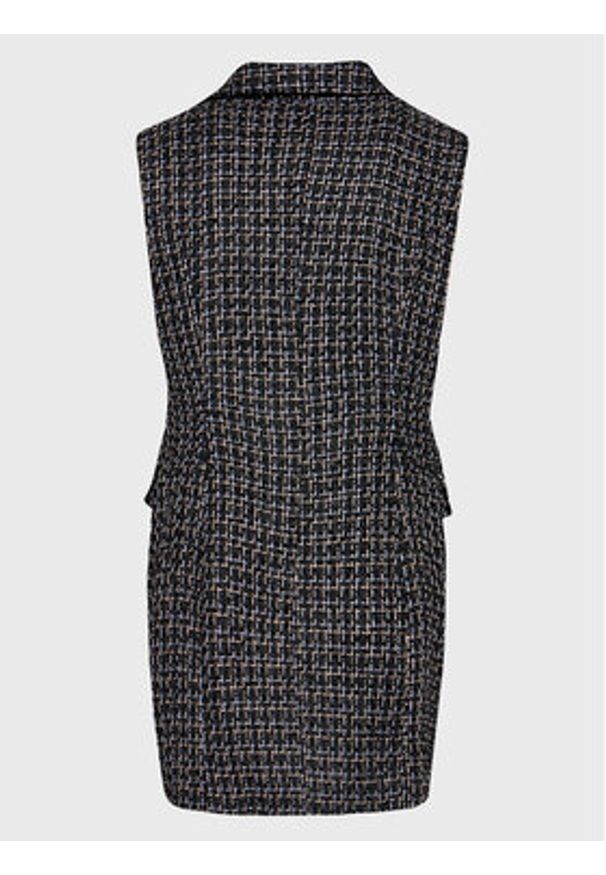 Glamorous Sukienka dzianinowa CK6798 Czarny Regular Fit. Kolor: czarny. Materiał: syntetyk