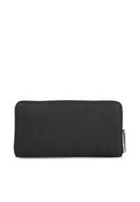 TOMMY HILFIGER - Tommy Hilfiger Duży Portfel Damski Th Emblem Large Za AW0AW15181 Czarny. Kolor: czarny. Materiał: skóra