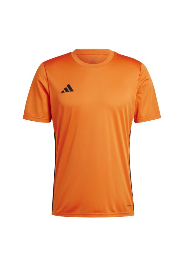 Adidas - Koszulka adidas Tabela 23. Kolor: czarny, wielokolorowy, pomarańczowy. Materiał: jersey. Sport: piłka nożna