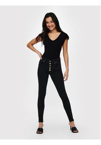 only - ONLY Bluzka Belia 15227187 Czarny Regular Fit. Kolor: czarny. Materiał: wiskoza #4