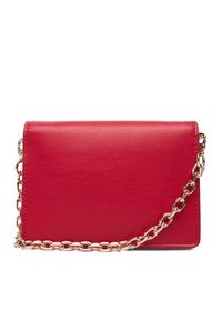 TOMMY HILFIGER - Tommy Hilfiger Torebka Th Icon Card Holder W/Chain AW0AW18248 Czerwony. Kolor: czerwony. Materiał: skórzane #4