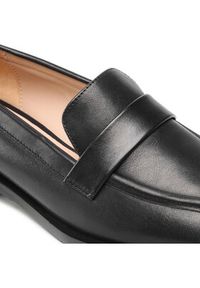 Stuart Weitzman Lordsy Palmer Sleek Loafer S5987 Czarny. Kolor: czarny. Materiał: skóra #5