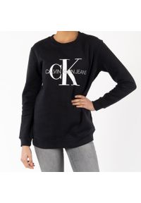 Bluza damska Calvin Klein Core Monogram Logo (J20J207877-099). Okazja: na spotkanie biznesowe. Kolor: czarny. Wzór: nadruk. Styl: biznesowy #4