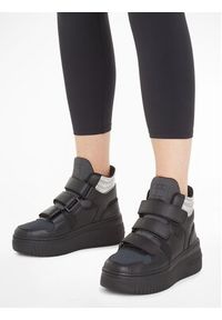 Tommy Jeans Sneakersy Tjw Retro Basket Chunky Flatf Mc EN0EN02370 Czarny. Kolor: czarny