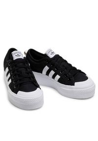 Adidas - adidas Sneakersy Nizza Platform W FV5321 Czarny. Kolor: czarny. Materiał: materiał. Obcas: na platformie