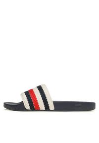 TOMMY HILFIGER - Tommy Hilfiger Klapki Essential Pool Slide FW0FW07151 Écru. Materiał: materiał