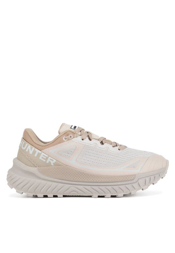 Hunter Sneakersy Canyon Trail WP (W) Beżowy. Kolor: beżowy. Materiał: materiał