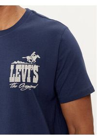 Levi's® T-Shirt Classic Graphic 22491-1484 Granatowy Regular Fit. Kolor: niebieski. Materiał: bawełna #3