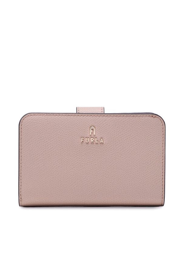 Furla Duży Portfel Damski Camelia WP00314-ARE000-B4L00-1-007-20-CN Beżowy. Kolor: beżowy. Materiał: skóra