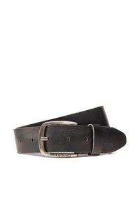 Jack & Jones - Jack&Jones Pasek Męski Jackpaul Leather Belt 12111286 Czarny. Kolor: czarny. Materiał: skóra