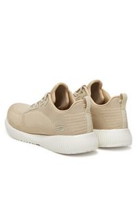 skechers - Skechers Sneakersy 32504/NAT Beżowy. Kolor: beżowy. Materiał: materiał