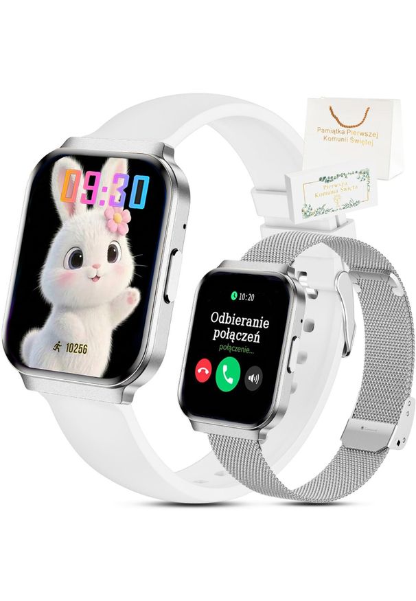 Gravity Zegarek dziecięcy SMARTWATCH Gravity na Komunię GT-44-4 SV/SV/WH. Rodzaj zegarka: smartwatch