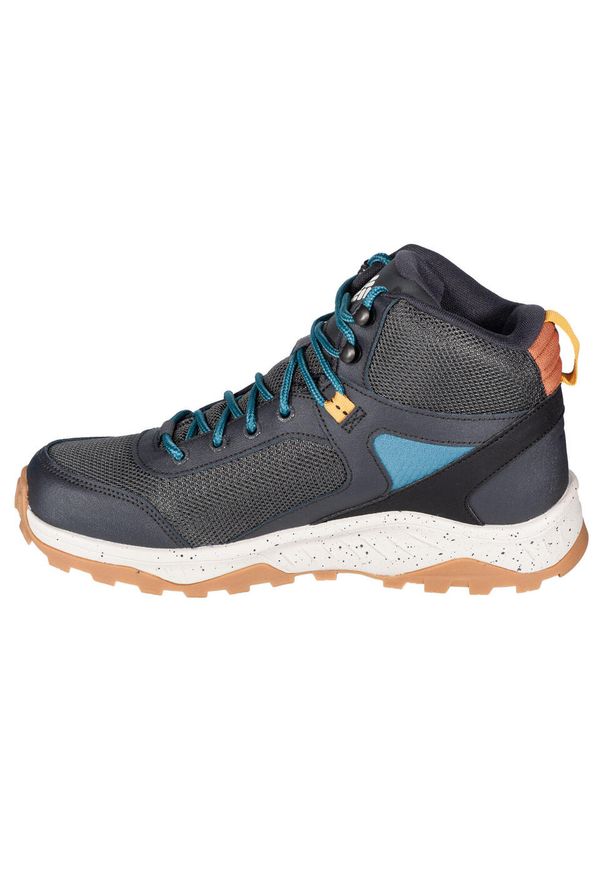 columbia - Buty trekkingowe męskie, Columbia Trailstorm Ascend Mid WP. Kolor: wielokolorowy, czarny. Materiał: materiał, syntetyk, guma. Sport: turystyka piesza