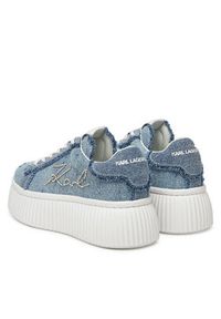 Karl Lagerfeld - KARL LAGERFELD Sneakersy KL42372S Niebieski. Kolor: niebieski. Materiał: materiał #3