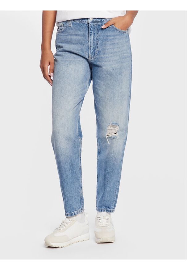 Calvin Klein Jeans Jeansy J20J220195 Niebieski Regular Fit. Kolor: niebieski