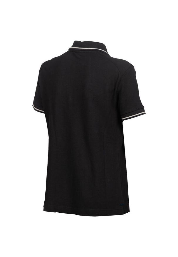 Koszulka polo damska Arena Team Polo shirt Solid Cotton. Typ kołnierza: polo. Kolor: czarny. Materiał: dzianina, bawełna. Wzór: jednolity. Styl: sportowy