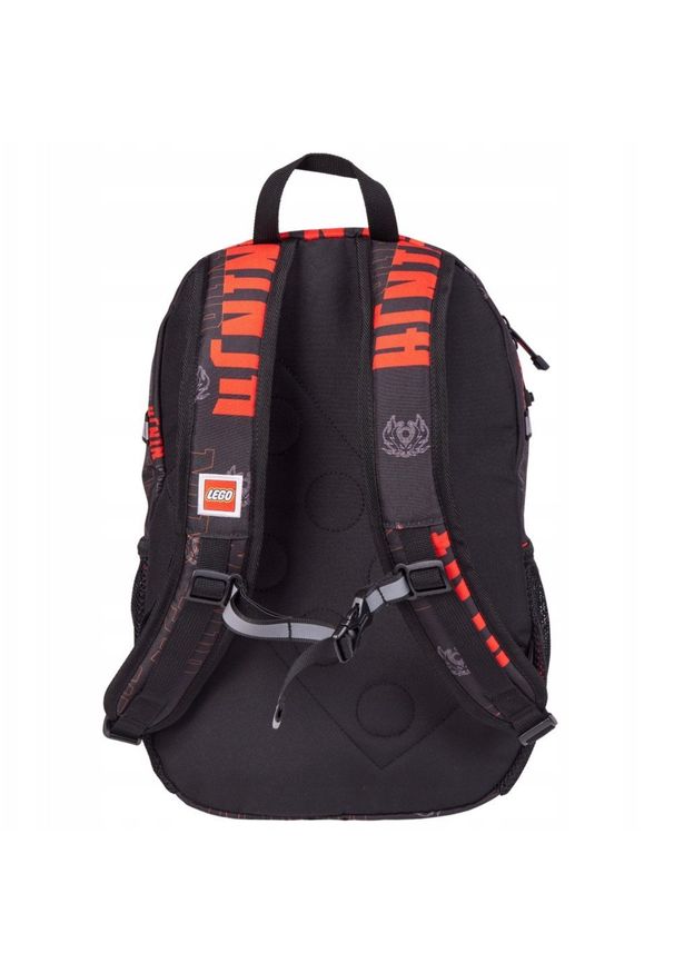 LEGO Ninjago Extended Backpack 20222-2502 Czarne One size. Kolor: czarny