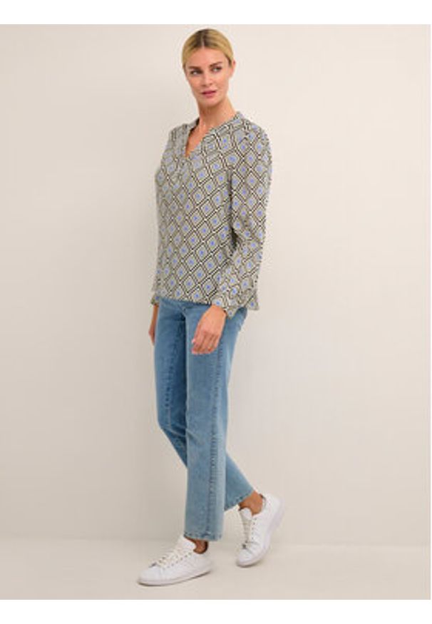 Kaffe Bluzka Somia 10507259 Czarny Loose Fit. Kolor: czarny. Materiał: wiskoza