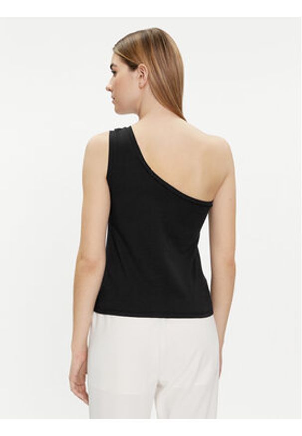 Liu Jo Top TA4270 JS003 Czarny Regular Fit. Kolor: czarny. Materiał: bawełna