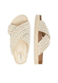 DeeZee Klapki MXCR-211 Écru. Materiał: materiał #4