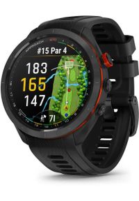 GARMIN - Zegarek sportowy Garmin Approach S70 Czarny (010-02746-12). Kolor: czarny. Styl: sportowy #1