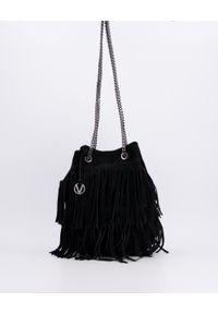 Venezia - ZAMSZOWA TOREBKA Z FRĘDZLAMI 4-1027-Y CAM NER. Dodatki: z frędzlami. Materiał: zamszowe #1