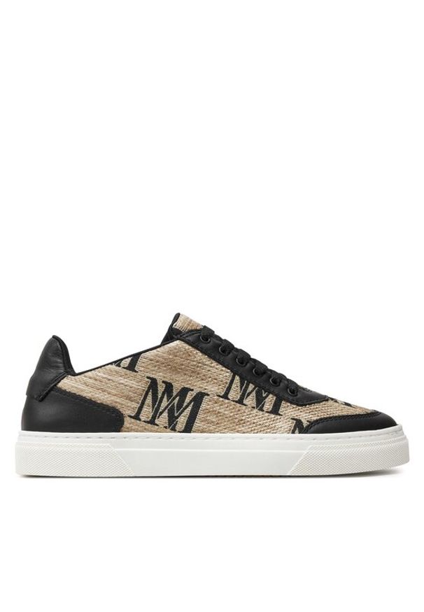 Max Mara Sneakersy Logocity 24147610126 Czarny. Kolor: czarny