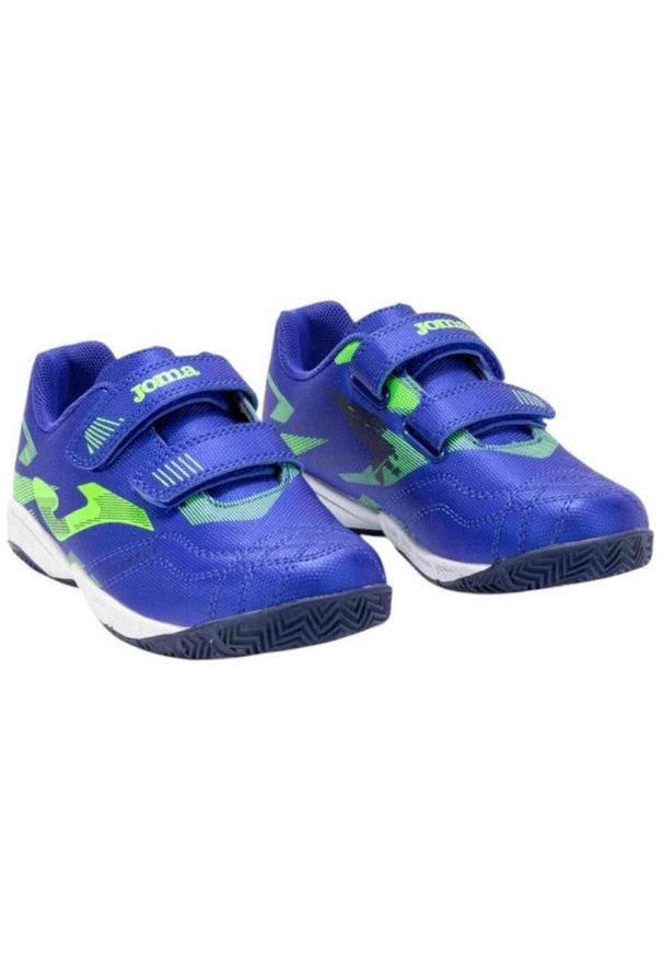 Buty piłkarskie dla dzieci Joma Powerfull IN JR. Kolor: niebieski. Sport: piłka nożna