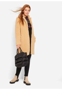 bonprix - Legginsy na podszewce z polaru baranka. Kolor: czarny. Materiał: polar #2