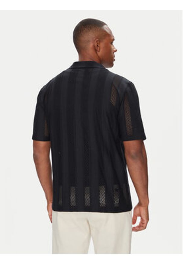 Baldessarini Koszula B4 10058.5266 Czarny Regular Fit. Kolor: czarny. Materiał: bawełna