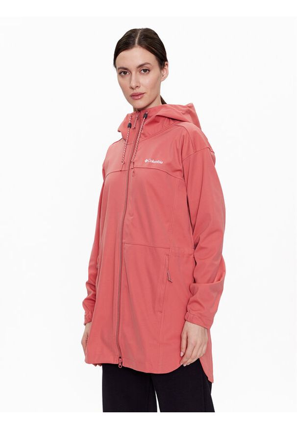 columbia - Kurtka przejściowa Columbia. Kolor: pomarańczowy. Materiał: syntetyk