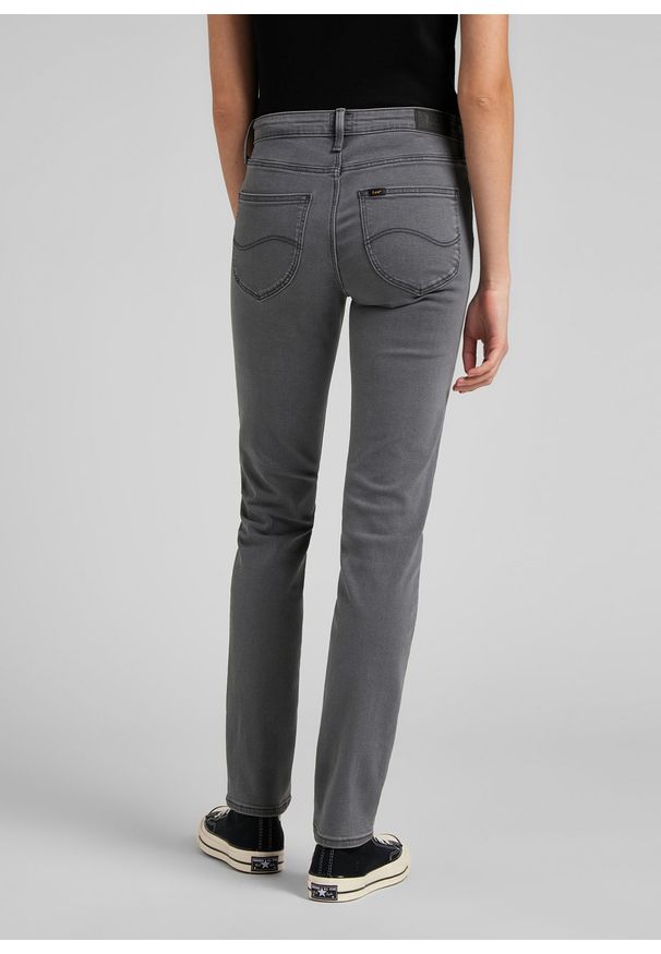 Lee - LEE ELLY DAMSKIE SPODNIE JEANSOWE GREY RYLEE L305PJOD 112145002