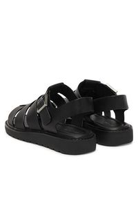 Calvin Klein Sandały Sq Molded Sndl Fisher Lth HW0HW02870 Czarny. Kolor: czarny. Materiał: skóra #2