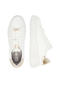 Rieker Revolution Lifestyle Sneakersy W2303-80 Biały. Kolor: biały. Materiał: skóra