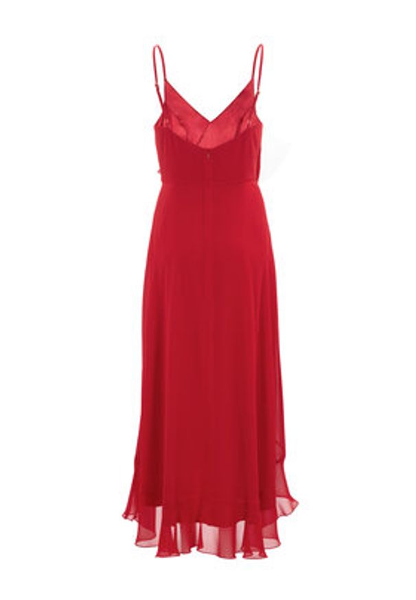 Swing Sukienka koktajlowa 5AI16200 Czerwony Regular Fit. Kolor: czerwony. Materiał: syntetyk. Styl: wizytowy