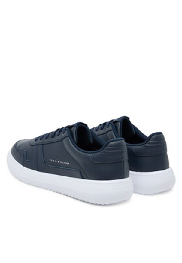 TOMMY HILFIGER - Tommy Hilfiger Sneakersy Modern Lightcup FM0FM05529 Granatowy. Kolor: niebieski. Materiał: skóra