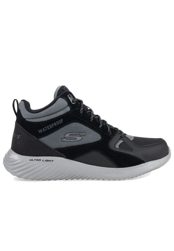 skechers - Buty Skechers Bounder 232280BKCC - czarne. Zapięcie: sznurówki. Kolor: czarny. Materiał: syntetyk, materiał, guma, jeans, dresówka, zamsz, skóra. Szerokość cholewki: normalna. Sport: turystyka piesza