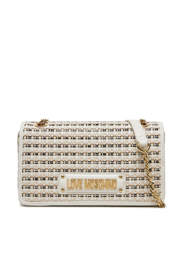 Love Moschino - LOVE MOSCHINO Torebka JC4348PP05K60108 Écru. Materiał: skórzane
